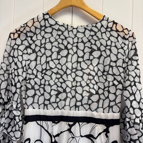 Misslook Women's Unique Artsy Maxi Dress Size S Quiet Luxury Old Money Chic NWT - Picture 2 of 10